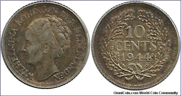 Nederland 10 Cents 1944P