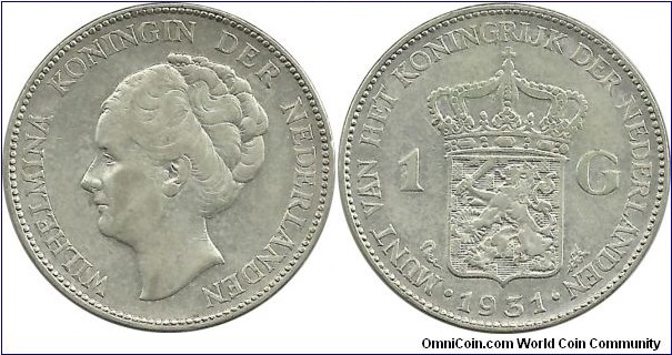 Nederland 1 Gulden 1931