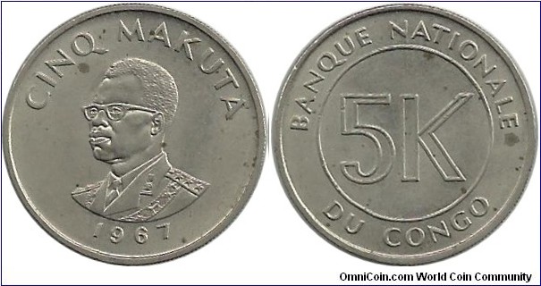 Congo 5 Makuta 1967