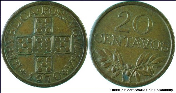 Portugal20Centavos-km595-1970