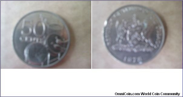 1978 trinidad & tobago 50 cents 