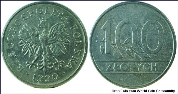 Poland100Zlotych-y214-1990
