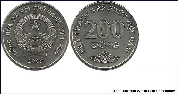 VietNam 200 Ðồng 2003
