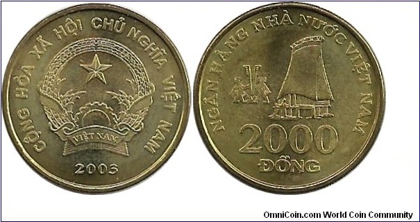 VietNam 2000 Ðồng 2003