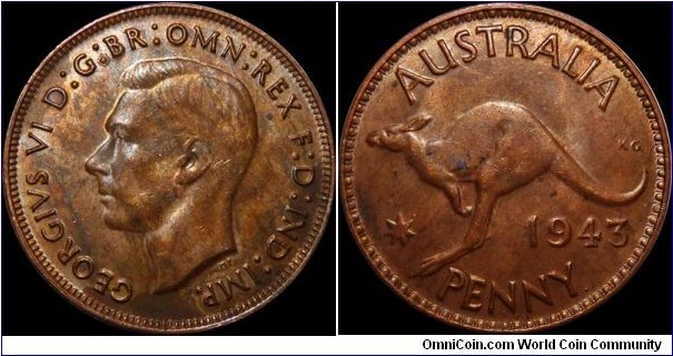 Australia One Penny 1943