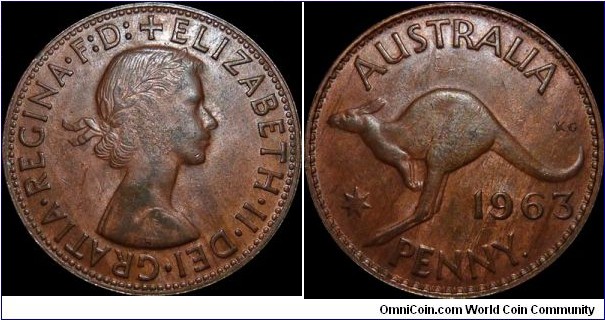 Australia One Penny 1963