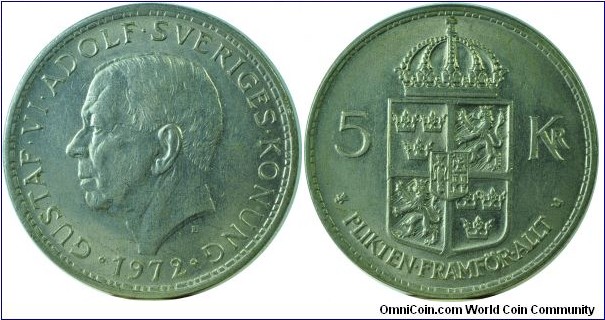 Sweden5Kronor-km846-1972