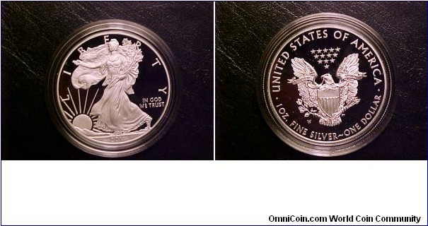 2011-W Proof Silver Eagle from my 25th anniversary set!