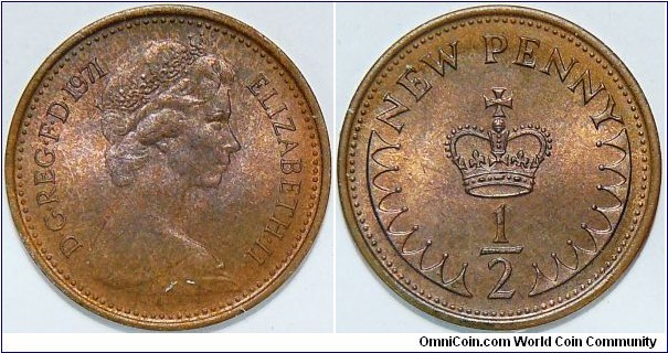 Elizabeth II 1/2 Penny