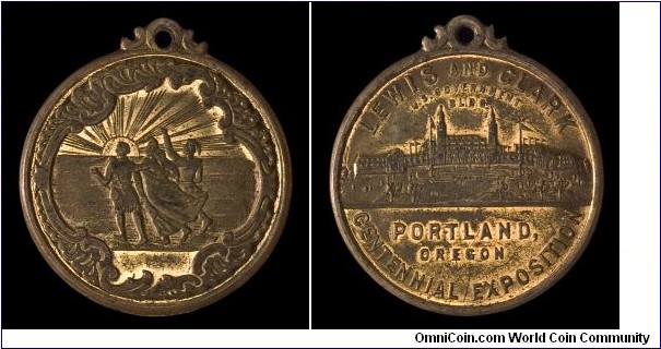 Lewis and Clark Centennial Exposition souvenir medal