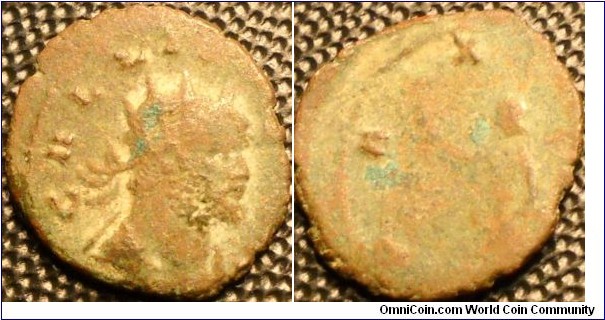 Gallienus with PAX reverse - either official or a very well done unofficial copy.