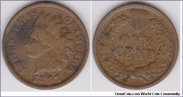 1897 Indian Head Cent