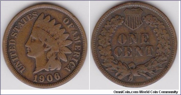 1906 Indian Head Cent