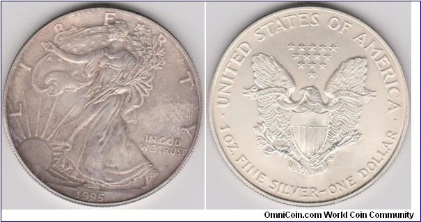 1995 American Eagle Silver Dollar