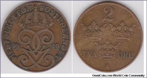 1919 Sweden 2 Öre 