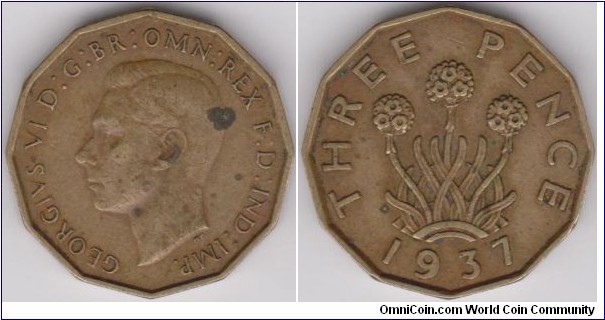 1937 3 Pence