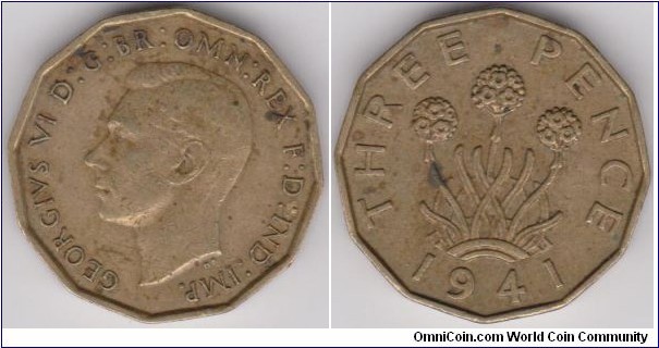 1941 3 Pence