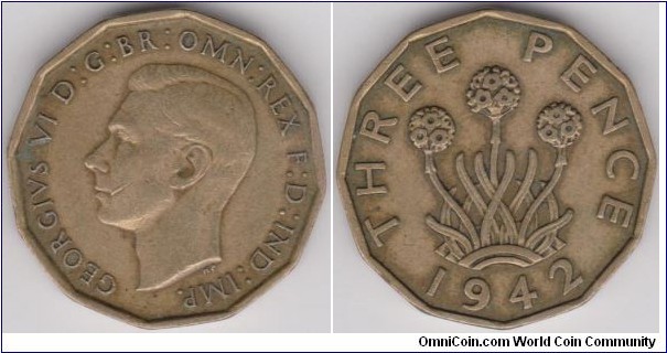 1942 3 Pence