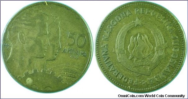 Yugoslavia50Dinara-km35-1955