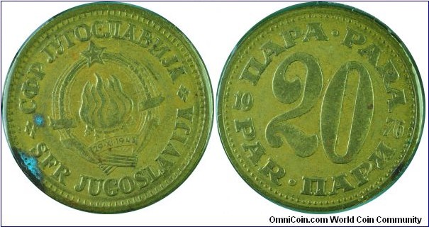 Yugoslavia20Para-km45-1976