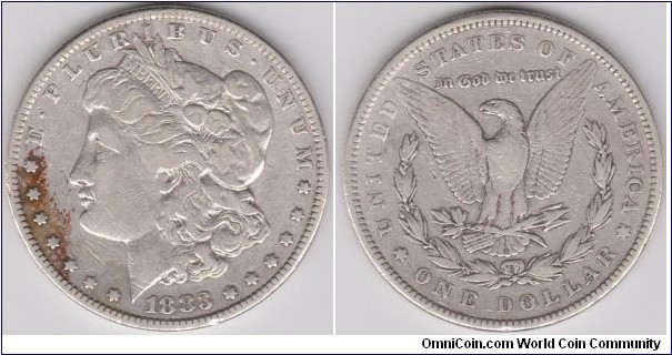 1883 Morgan Dollar Silver