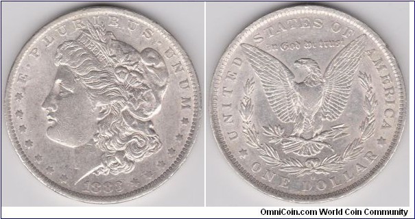 1883 O Morgan Dollar Silver