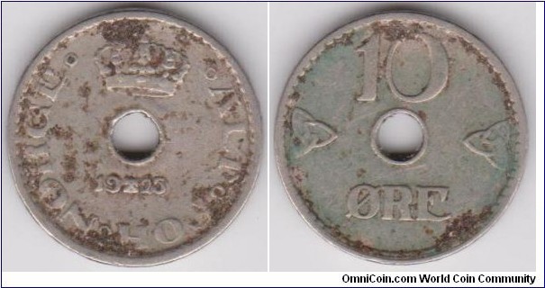 1925 Norway 10 Öre