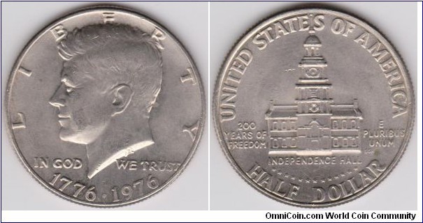 1976 Kennedy 50 Cents