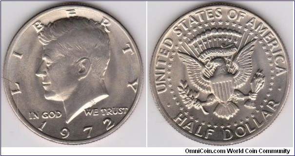 1972 Kennedy 50 Cents 