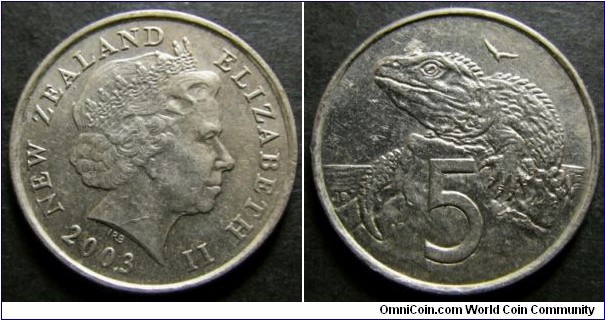 New Zealand 2003 5 cents. Found it circulating in Australia.