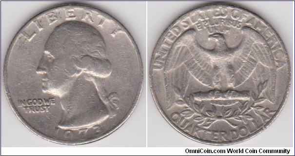 1973 Washington Quarter