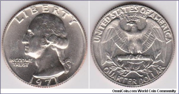 1971-D Washington Quarter