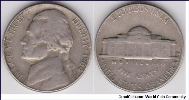 1964-D Jefferson Nickel 