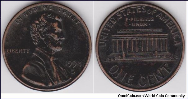 1994-D Lincoln 1 Cent