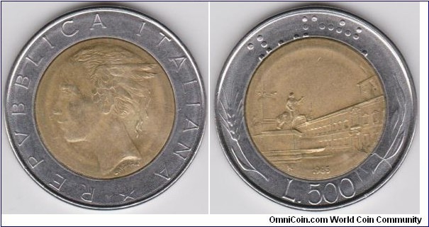 1985 Italy 500 Lire