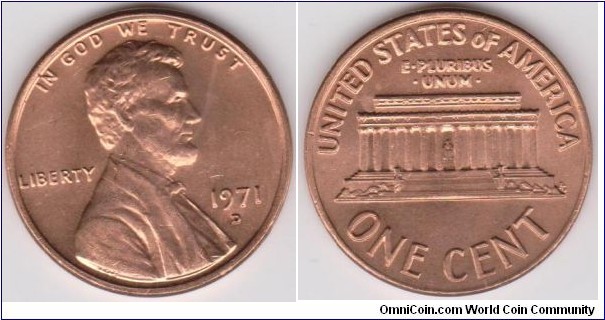 1971-D Lincoln 1 Cent