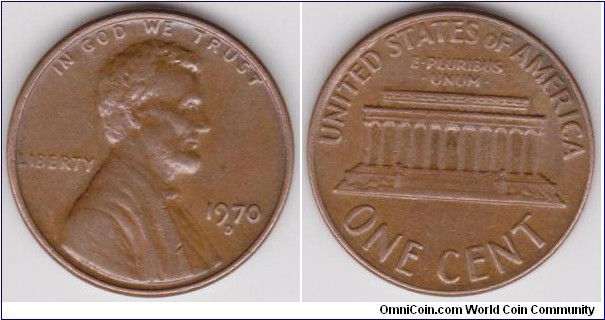 1970-D Lincoln 1 Cent