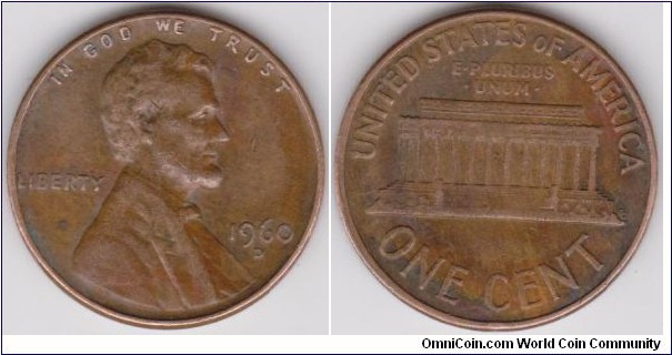 1960-D Lincoln 1 Cent