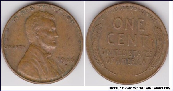 1946-D Lincoln 1 Cent 