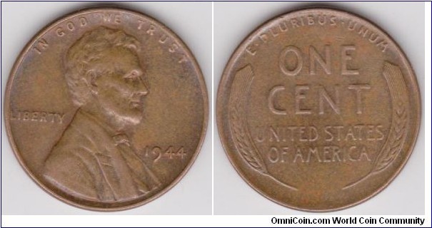 1944 Lincoln 1 Cent